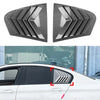 BMW 5-Series G30 Sedan Carbon Look Side Window Quarter Louver Covers (2018–2023)