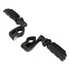 Motorcycle 1 1/4" Engine Guard Highway Adjustable Male Mounting Footpegs