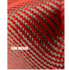 12" x 60" Carbon Fiber Kevlar Cloth Fabric 3K 2x2 Twill Weave 220gsm