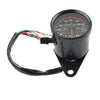 Motorcycle Mini Speedometer Odometer Gauge w/ Indicator Light (12V)