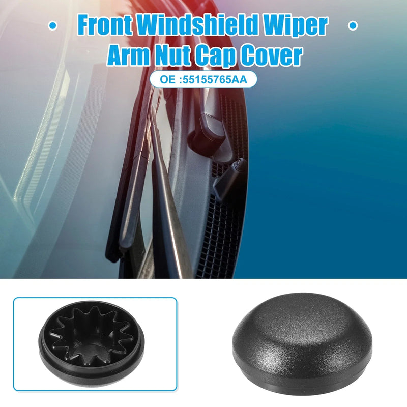 Jeep Compass Wiper Arm Nut Cover Cap Black (2017-2022)