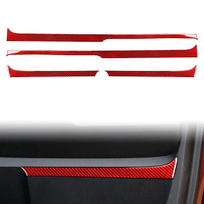Toyota Tundra 4Pcs Carbon Fiber Inner Door Trim Covers (2014-2021)