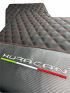 Lamborghini Huracan Coupe Real Leather with Emblem Floor Mats (2014-2023)