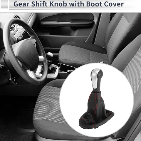 Chevrolet Spark Plastic 5-Speed Gear Shifter Knob with Cover (2011-2015)