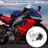 Motorcycle Square Aluminum Alloy Hanging Hook 1 x Set