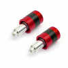F1 F2 22mm Aluminum Red Motorcycle Handlebar Weights