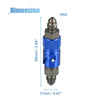 Car Motorcycle AN3 3AN Quick Release Disconnect Coupling Fitting Blue