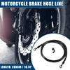 Bike 1set 200cm Motorcycle Hydraulic Brake Line Oil Hose Fitting Banjo