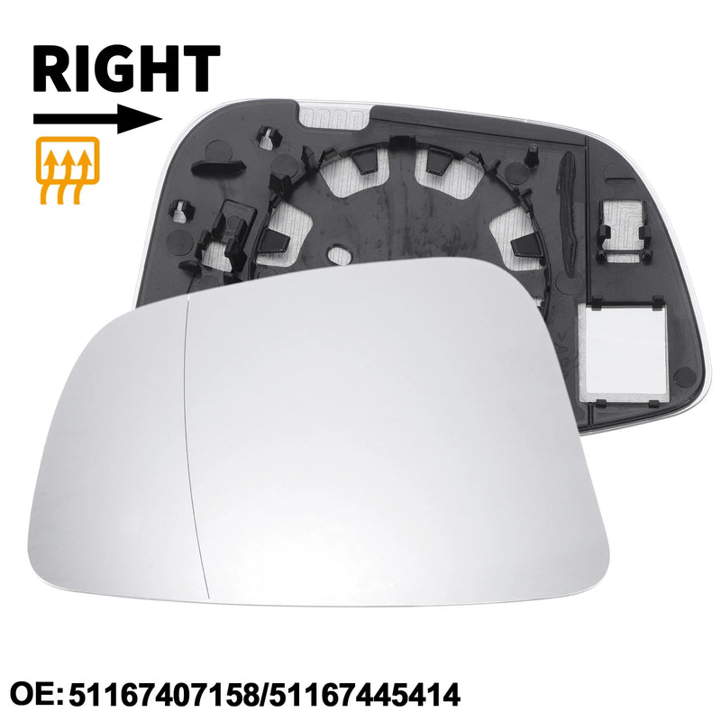 BMW 5 / 6 / 7 Series Right Heated Mirror Glass Replacement (2016-2019)