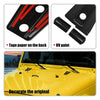 Jeep Wrangler 2-Door / 4-Door (2007-2018) Black 2 x Engine Hood Hinge Covers