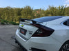 Honda Civic 2016-2023 Unpainted ABS Rear Spoiler Wing with LED Light