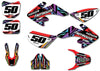 Honda CRF 50 2004-2026 Clover Style Stickers Custom Graphics Full Kit