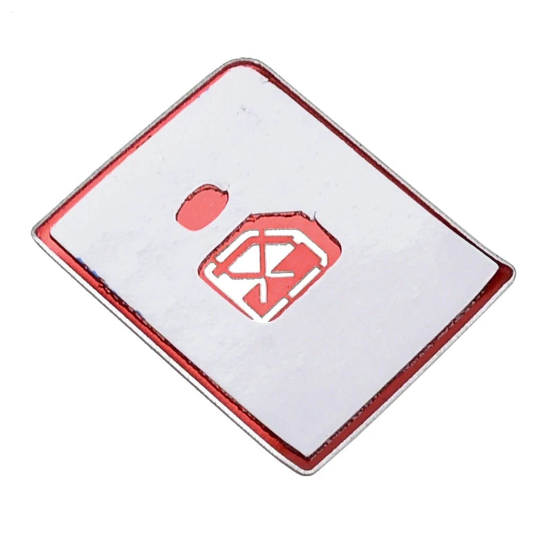 Toyota Camry 10x Red Power Window Switch Knob Stickers (2018-2022)
