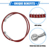 Motorcycle 120cm 10mm Red Hydraulic Brake Hose Line Pipeline
