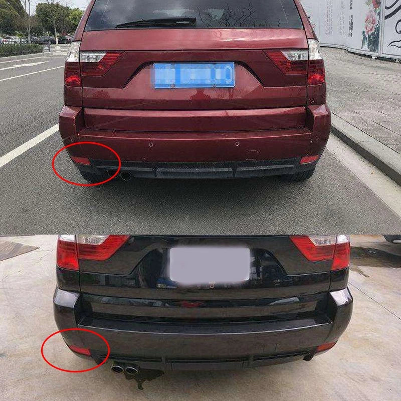 BMW X3 Left Rear Bumper Side Marker Reflector Housing (2004-2010)