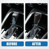 Jeep - PU Leather Carbon Fiber Pattern Black Red Gear Shifting Knob Cover
