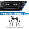Toyota Tacoma TRD PRO Front Grille Lights Set White LED Black (2016–2022)