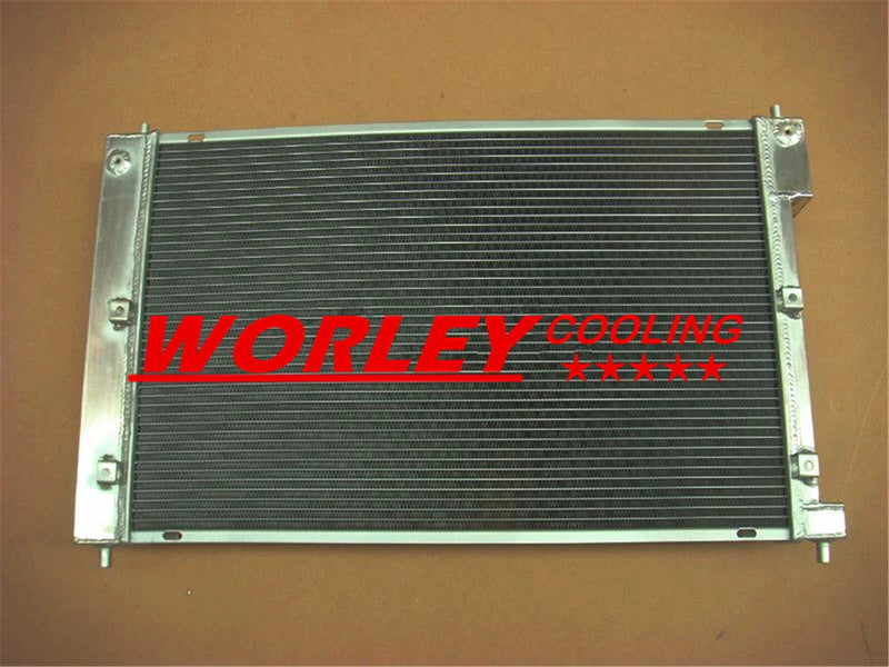 Ford AU Falcon 4.9L V8 Aluminum Radiator + Red Silicone Hoses (98-02)