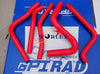 Kawasaki KX250 Blue Silicone Radiator Hose (1990-1993)