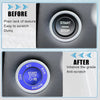 Dodge Charger Challenger Durango Blue Sticker Kit Engine Push Start Button