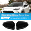 Toyota Yaris Gloss Black Wing Door Mirror Cover Caps (2012-2019)