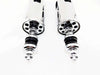 Harley Davidson FLSTN Softail Deluxe Chrome Rear Shock Absorbers (07-17)