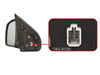 Isuzu D-Max LH Electric Side Mirror Black (2003-2011)