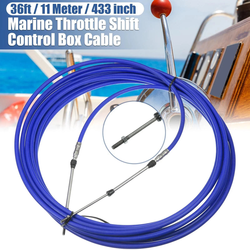 Yamaha Blue Remote Control Box Cable 1x36ft-433in