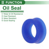 Oil Seal 12x18x8mm Rotary Seal TPU High Pressure Blue 10 Pcs