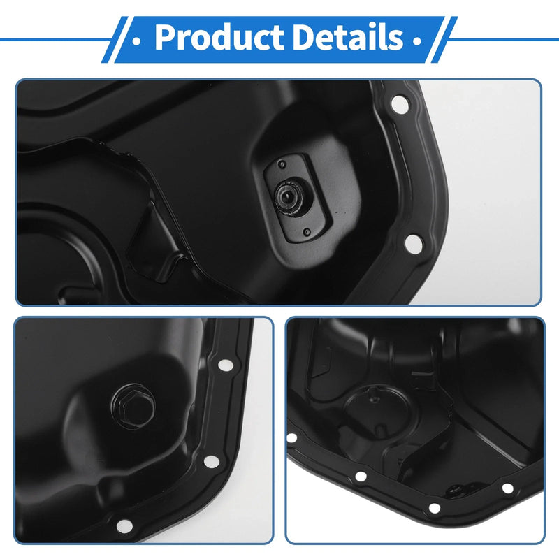 Lexus RX350 Base V6 3.5L Aluminum Alloy Black Engine Oil Pan (2007-2015)
