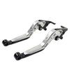 Honda CBR650R CB650F CNC Silver Extendable Brake Clutch Levers (14-23)