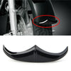 Harley Touring Vivid Black Front Fender Accent Trim (1998-2019)