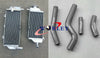 YAMAHA WR450F Aluminum Radiator + Black Silicone Hose (2012-2015)