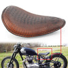 Harley Bobber Chopper Brown Alligator Motorcycle Leather Solo Driver Seat