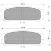 Honda Civic Rear Disc Brake Pad Set (1991-1993)