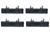 Toyota Landcruiser 60-70 4pcs Smooth Black Outer Door Handle (1984–1990)
