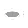 Toyota Kluger Front Disc Brake Pad Set (2007–2020)