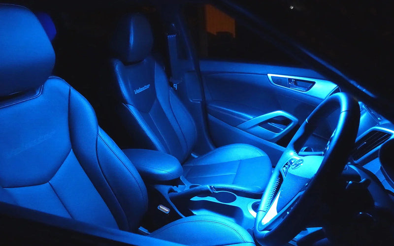 Ford FG Falcon XT XRR8 Icy Blue LED Interior Light Upgrade Kit (2008-2016)