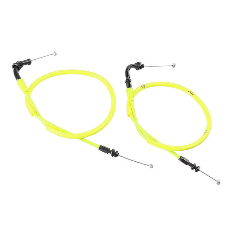 Honda CBR1000RR Yellow Accelerator Throttle Cables (2008-2011)