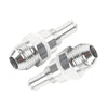 Universal 2 x 8AN Male Flare Bulkhead to 3/8" Hose Barb Fuel Tank Fittings