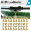 Cooling System Water Mister Sprinkle 10 x Brass Misting Nozzles