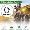 Motorcycle Hand Grips Cover Kit Handle Bar Throttle Grips Aluminum Rubber
