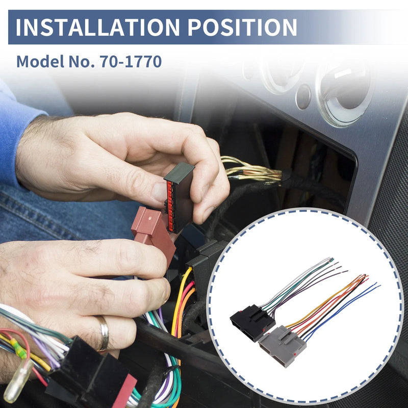 Ford Aerostar Car Stereo CD Player Wiring Harness Set (1985-1997)