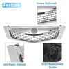 Acura TSX Chrome Silver-Tone Grille Front Upper Bumper (2009)