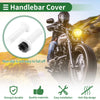 Motorcycle Handlebar Grips TPR White 7/8" 22mm Hand Grips