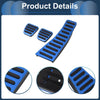 Honda Civic (2006-2009) Blue 3 x Manual Foot Accelerator Pedal Covers