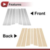 Chrysler Pacifica Door Pillar Window Trim 8 Pcs (2003-2008)
