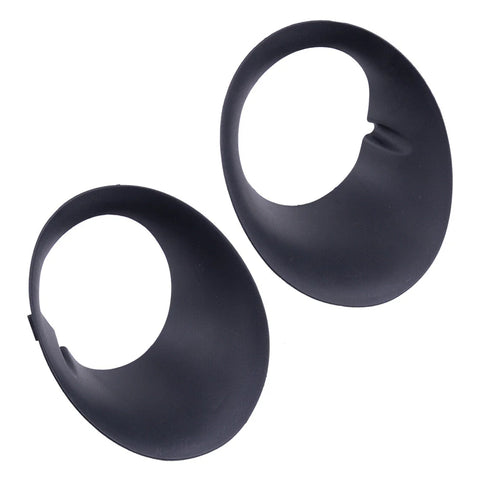 Dodge Ram 1500 2500 3500 Front Bumper Fog Light Bezel Covers (2002-2023)