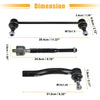 Toyota Camry 6 Pcs Tie Rod Sway Bars (2007-2011)