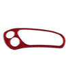 Corvette C5 Red Carbon Fiber Side Dashboard Button Switch Cover Trim (1997-2004)